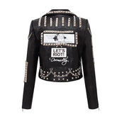 Let’s Riot Jacket Motorcycle Vegan
